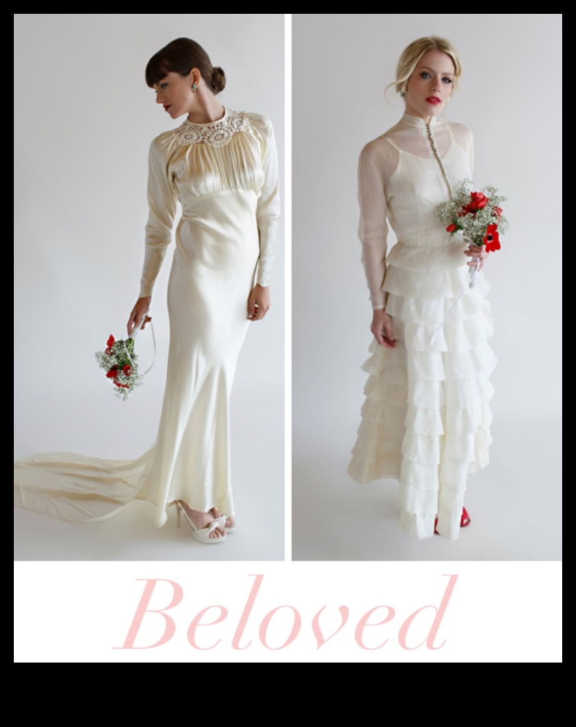 الإرث شيك: فساتين الزفاف خمر مع قصة