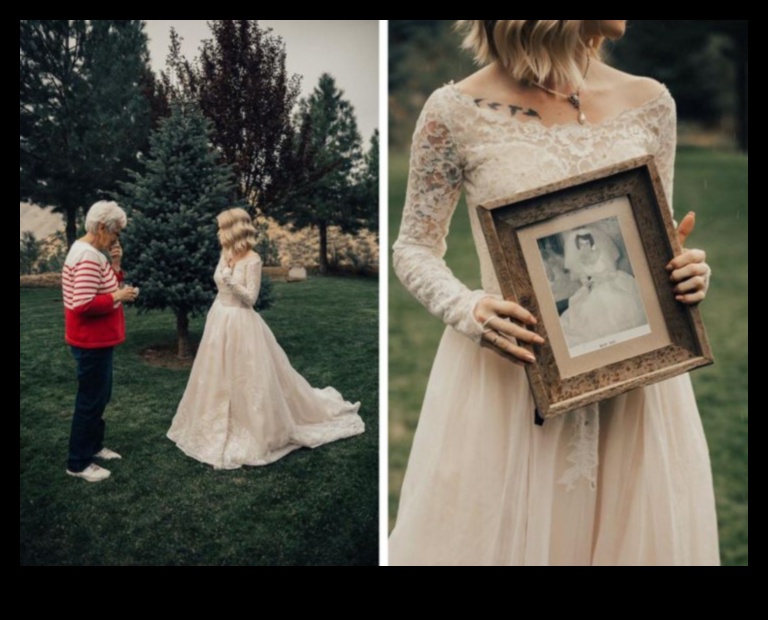 الإرث شيك: فساتين الزفاف خمر مع قصة