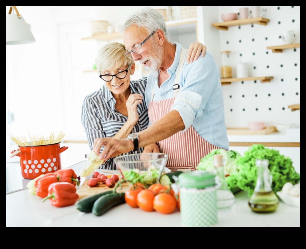 لوحة الشيخوخة الصحية: تغذية الشيخوخة لكبار السن النشطين